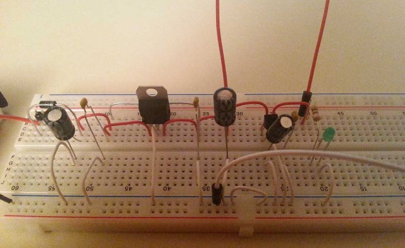 Spannungsregler 9V->5V->3.3V 