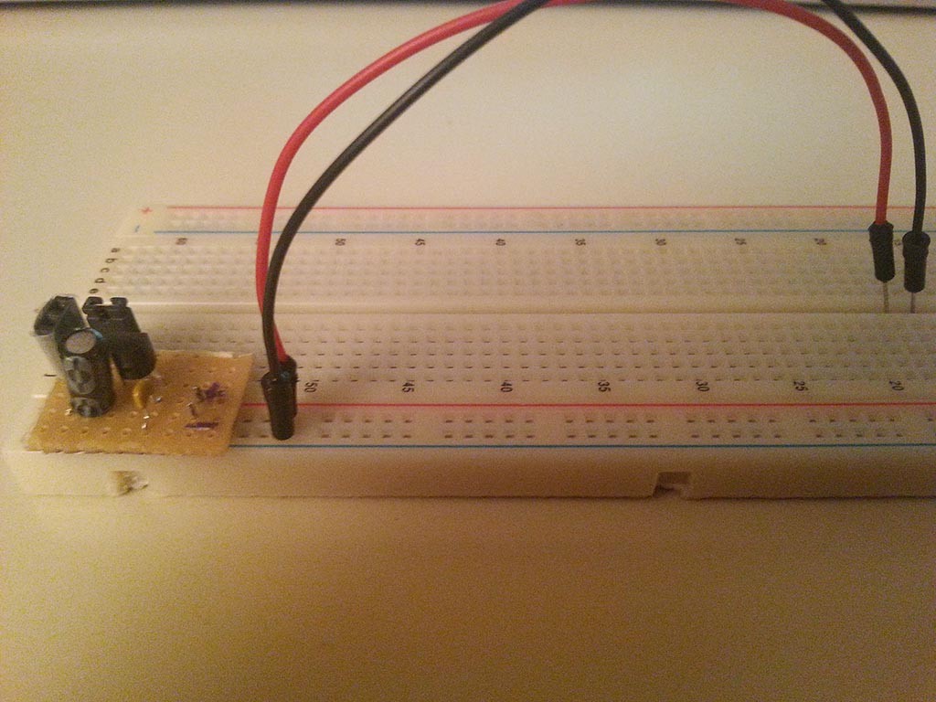 Spannungswandler3.3V auf Breadboard