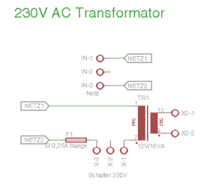 230V AC Transformator